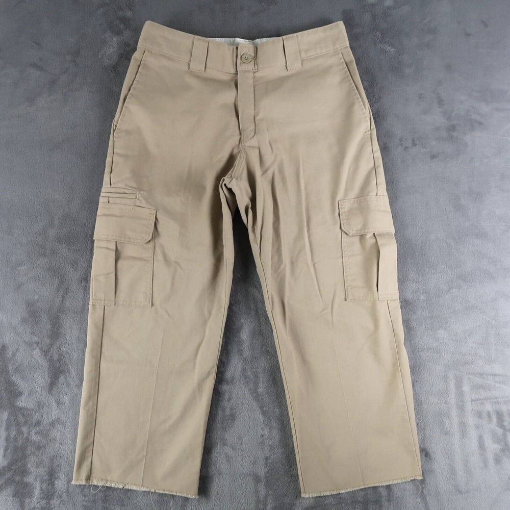 Vintage Dickies Mens Size 32x22.5 Beige Work Cargo Pants